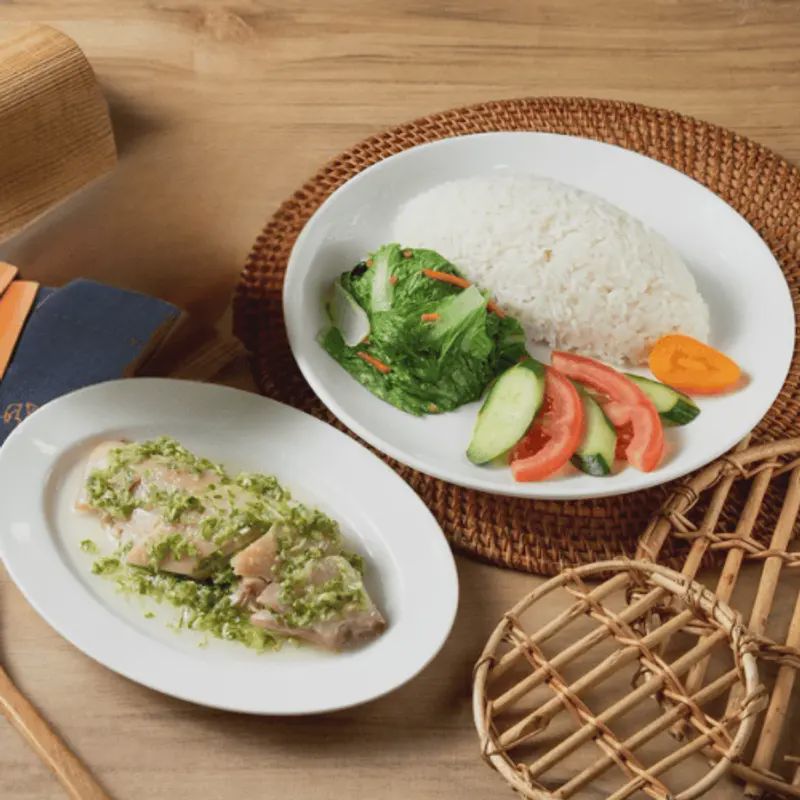 蔥油雞飯