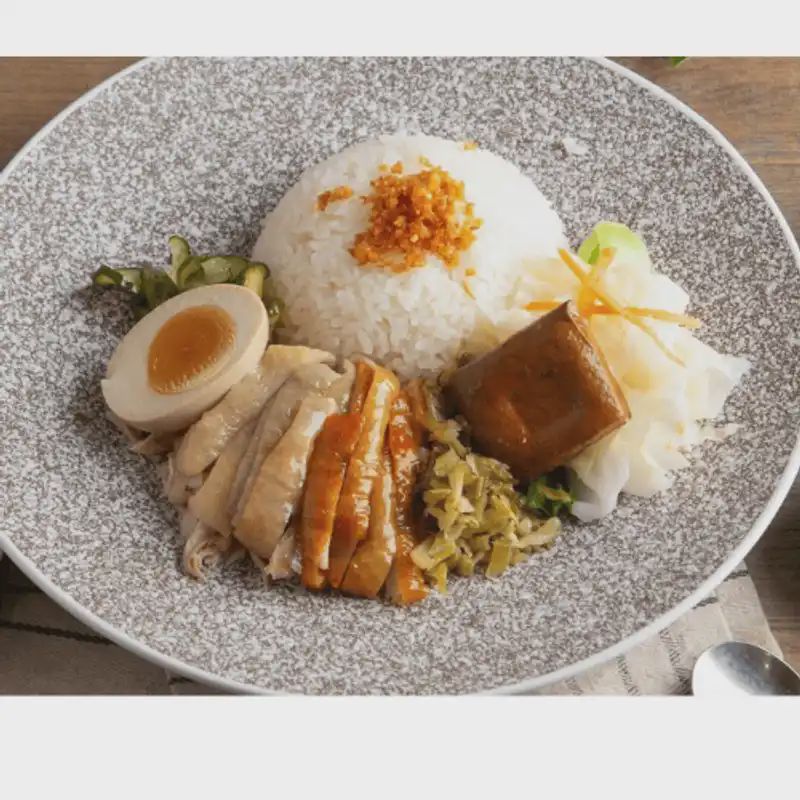 鴛鴦雞肉絲飯