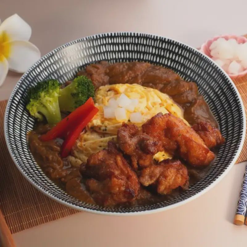 唐揚雞歐姆蛋