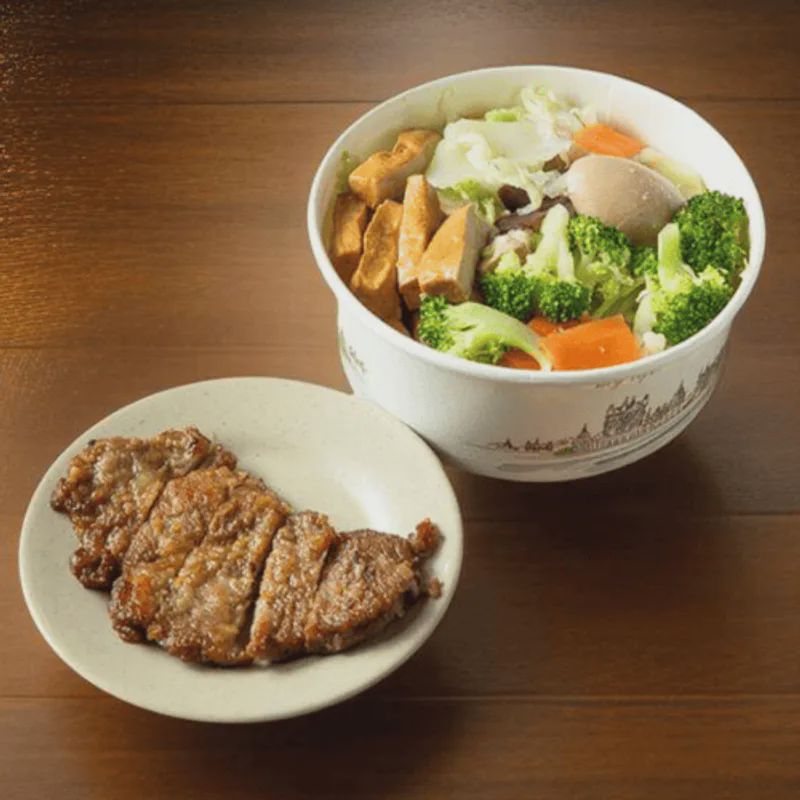 香煎去骨排骨飯