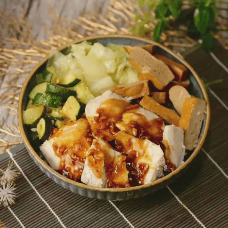 油蔥雞胸飯
