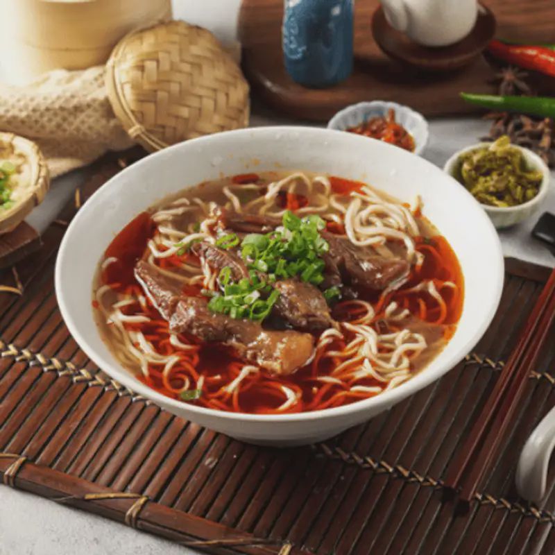 川味紅燒半筋半肉麵（辣）