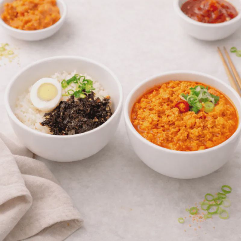 韓式辣豆腐拌飯
