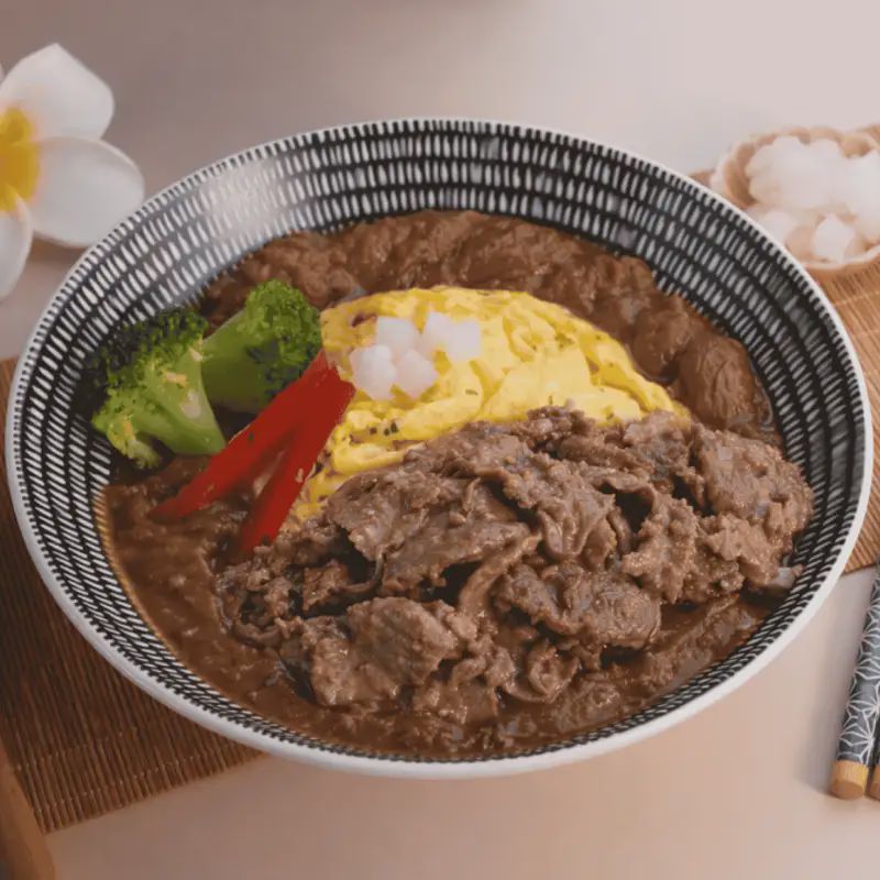 牛五花歐姆蛋