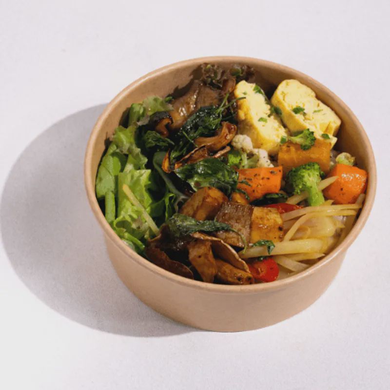 三杯綜合蕈菇飯（五辛蛋奶）