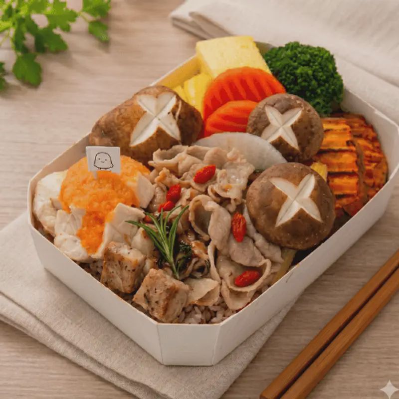 迷迭豬+藥膳豬