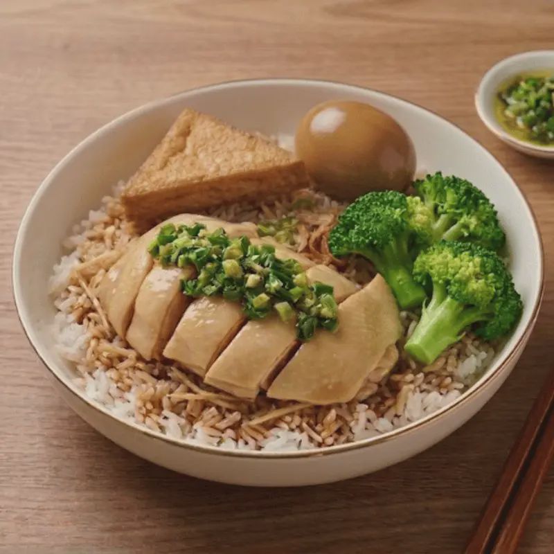高蛋白嫩雞飯