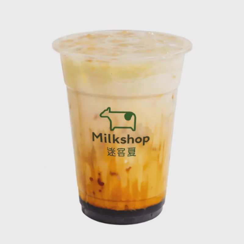 手炒黑糖鮮奶