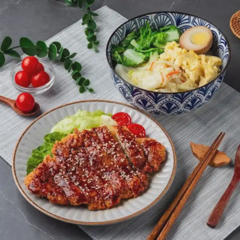 蜜汁烤雞排飯