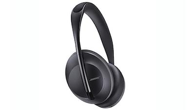 black Bose headphones
