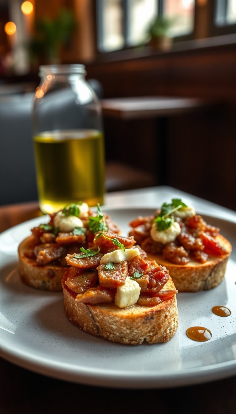 Bruschetta vlees (2)