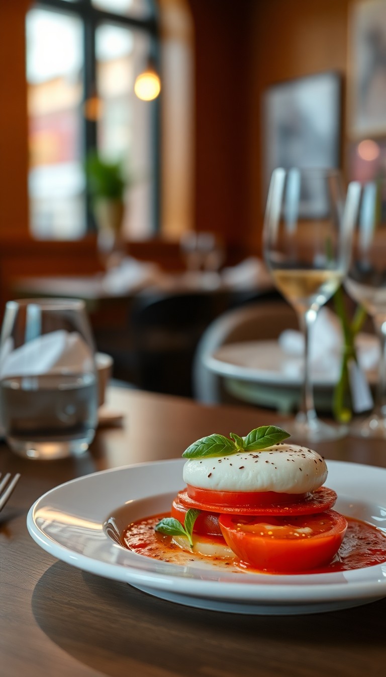 Caprese, tomato and mozzarella