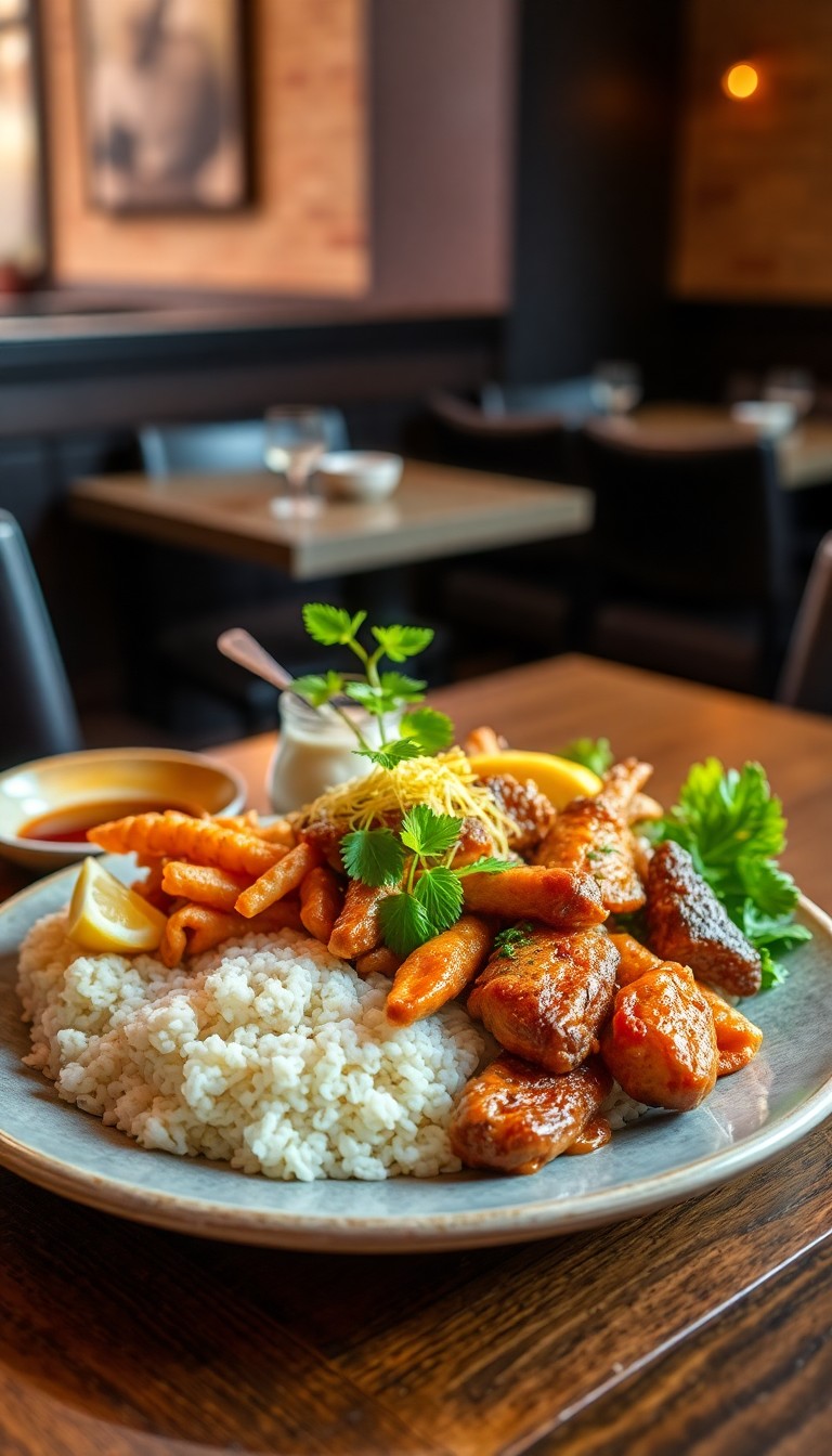 Combinatie verschillende hoofdgerechten