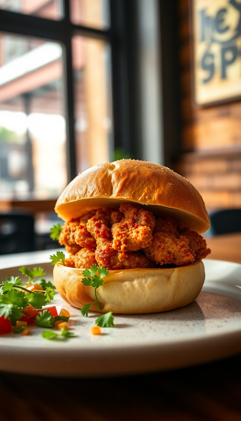 CRISPY CHICKEN BUN