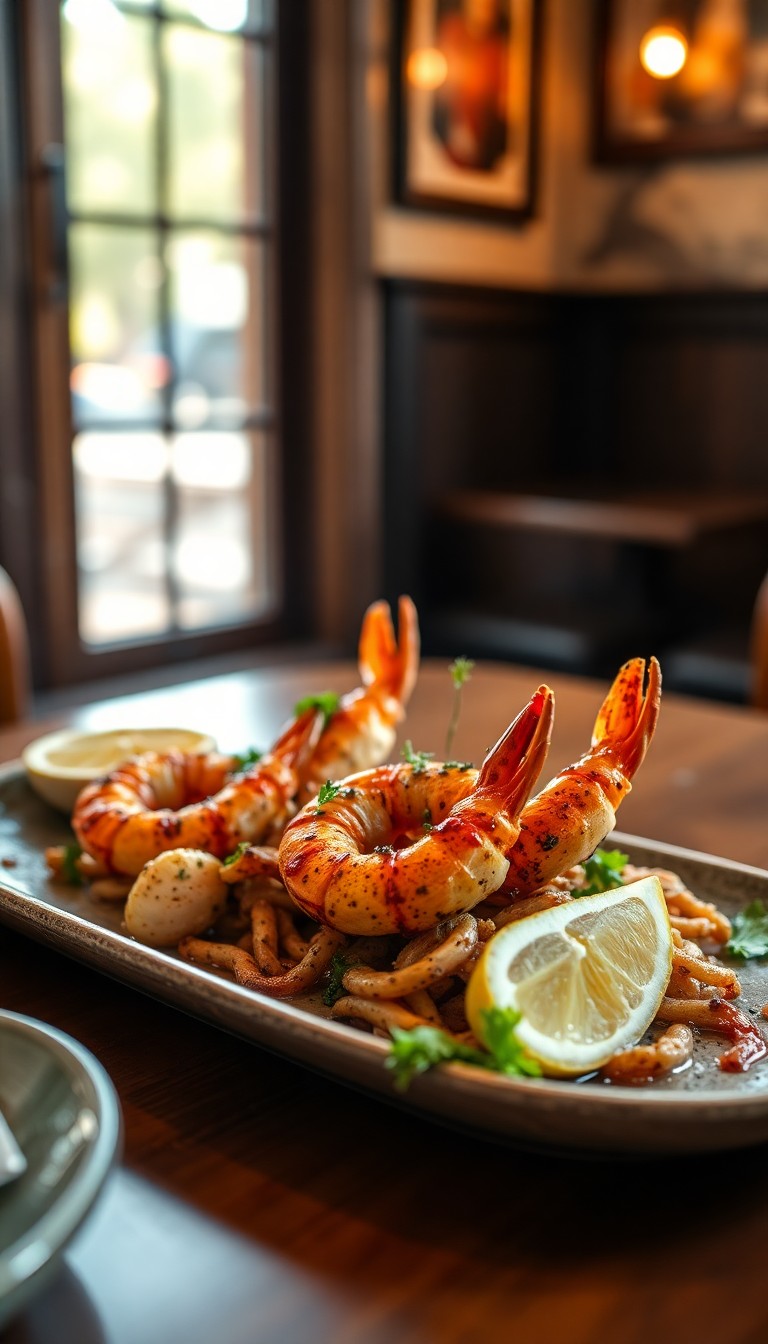 GAMBAS A LA PARRILLA