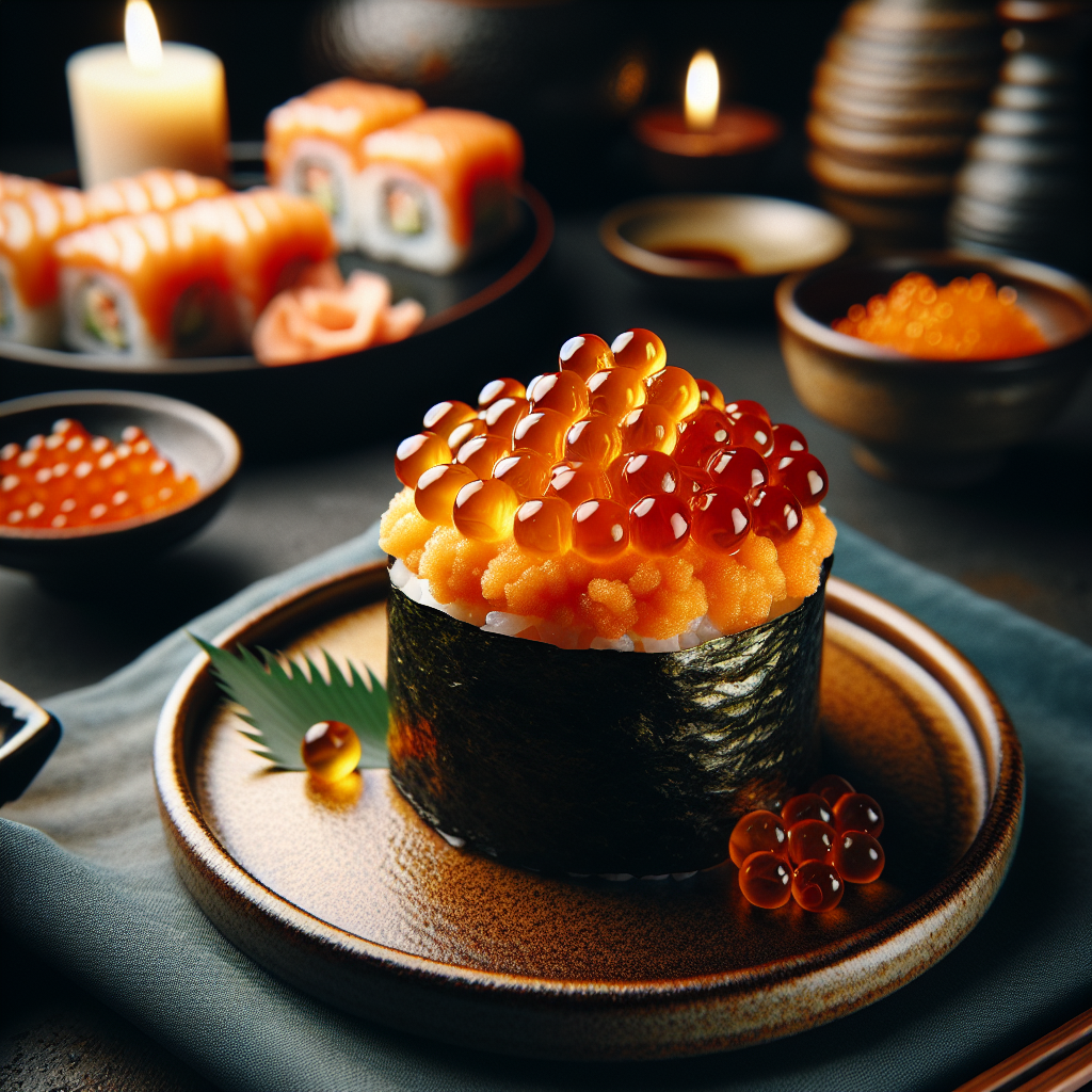 Gunkan Ikura | Gunkan Salmon Roe