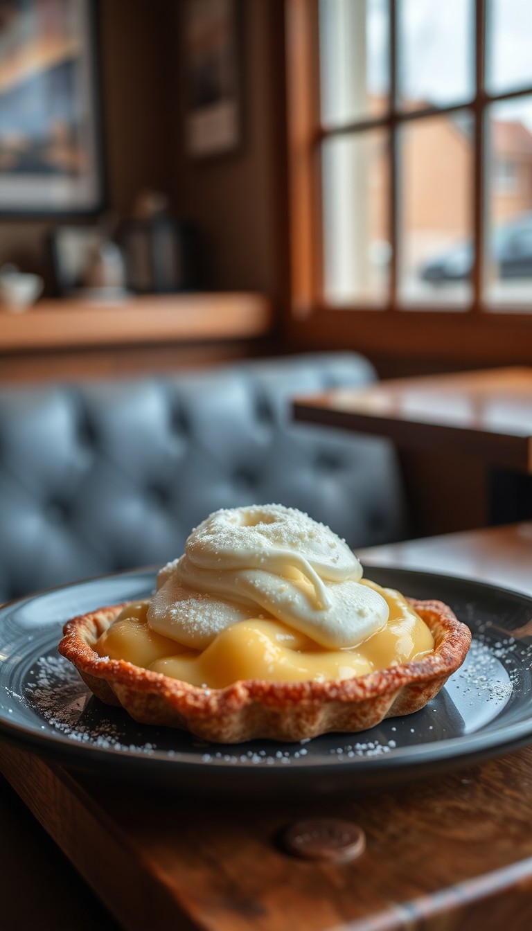 Pannenkoek met verse ananas en slagroom