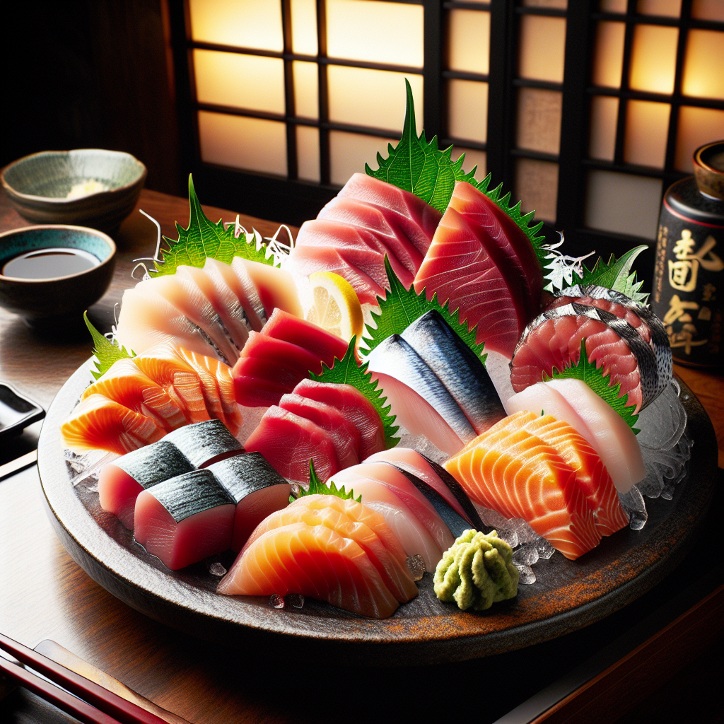 Tanuki's sashimi selection A