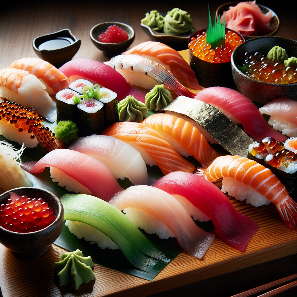 Tanuki's sushi selection A.