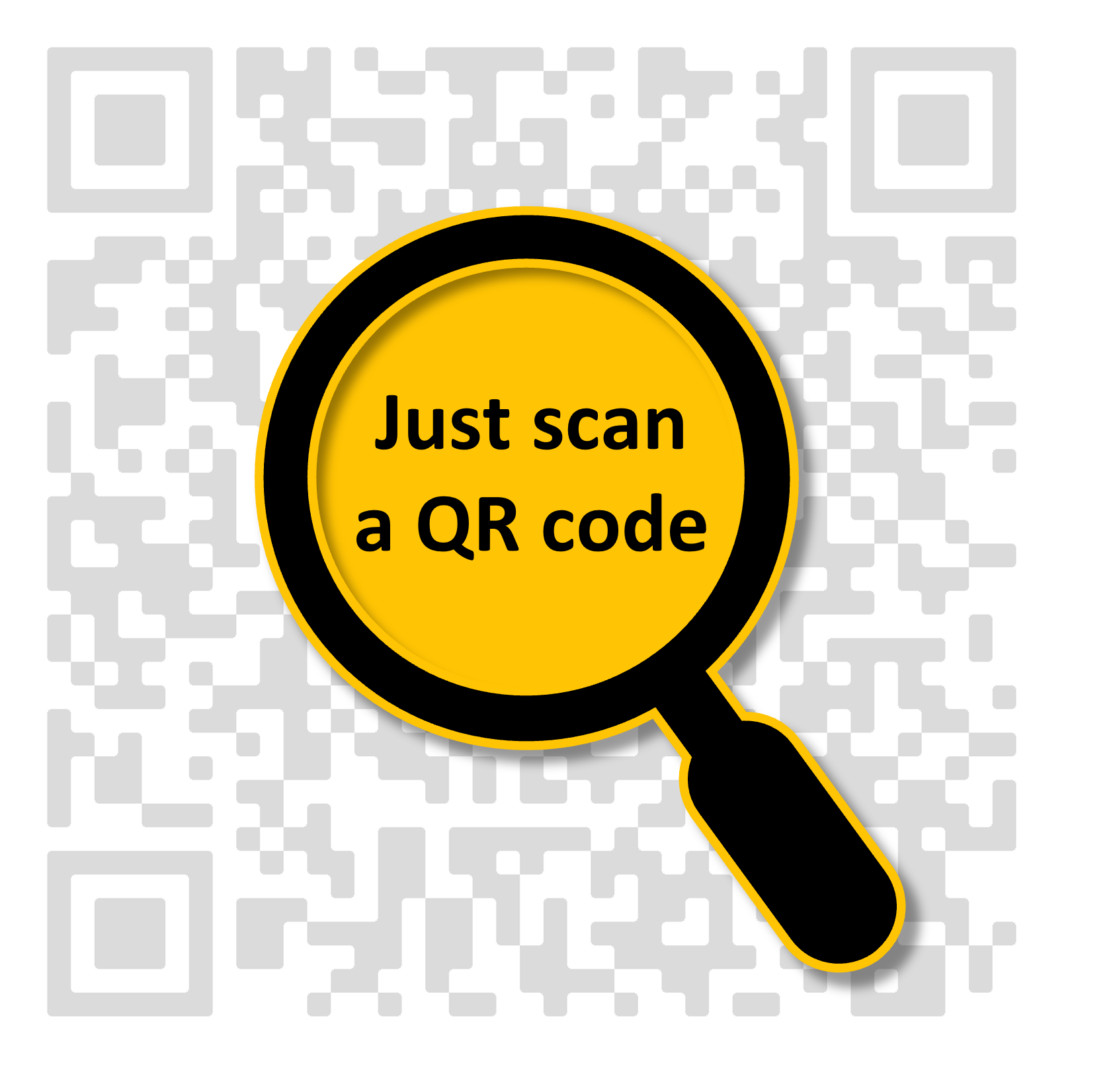 SEEQRS magnifying glass illustration