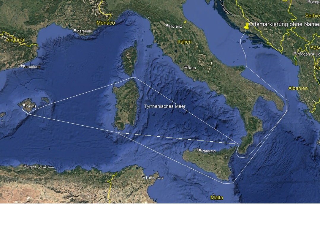 Traumhafter Mittelmeer Meilentörn von Trogir nach Palma de Mallorca