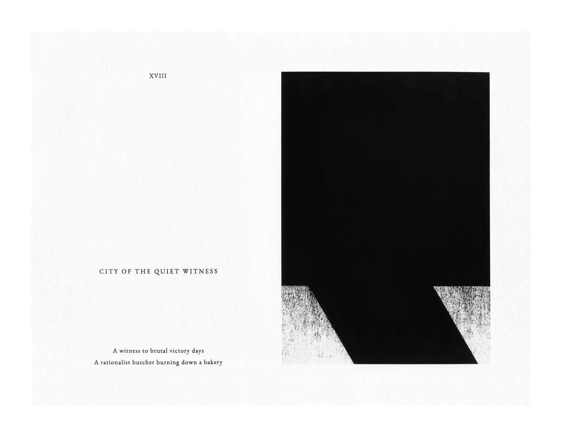 Note XVIII: City of the Quiet Witness