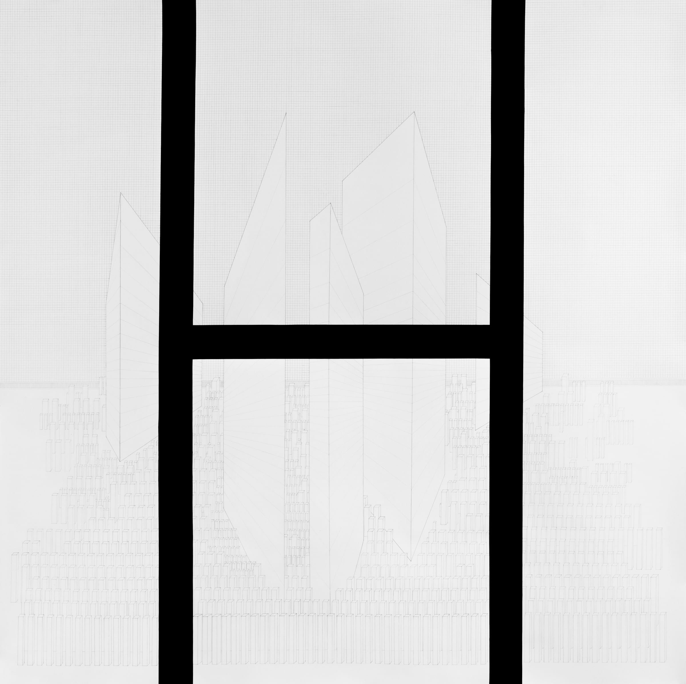 Emergent Structure (Relative Noise), triptych panel I