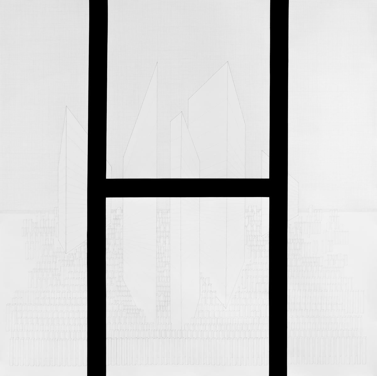 Emergent Structure (Relative Noise), triptych panel I
