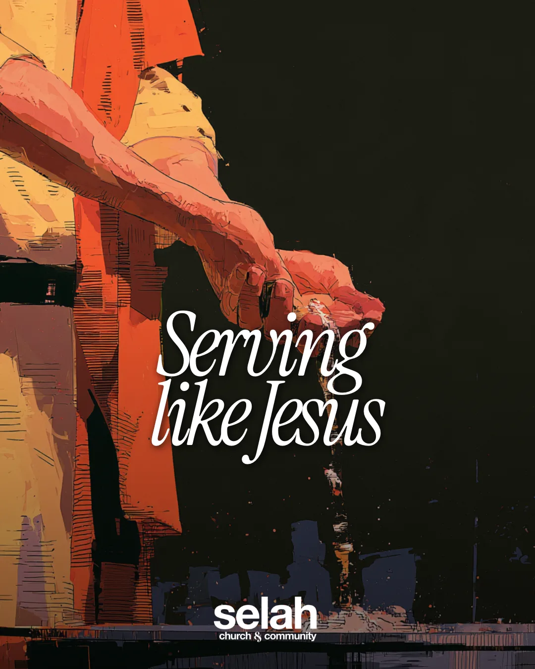 Serving like Jesus series art