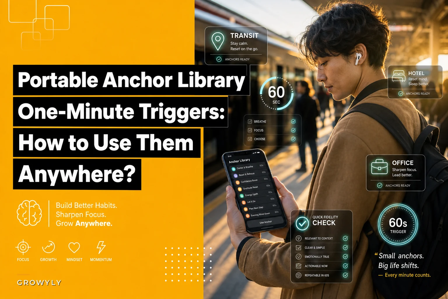 A Portable Anchor Library: One-Minute Triggers and How to Use Them Anywhere