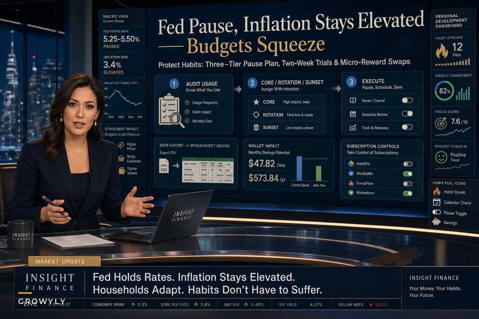 After the Fed Pause: How to Keep Your Personal-Growth Habits When Wallets Tighten