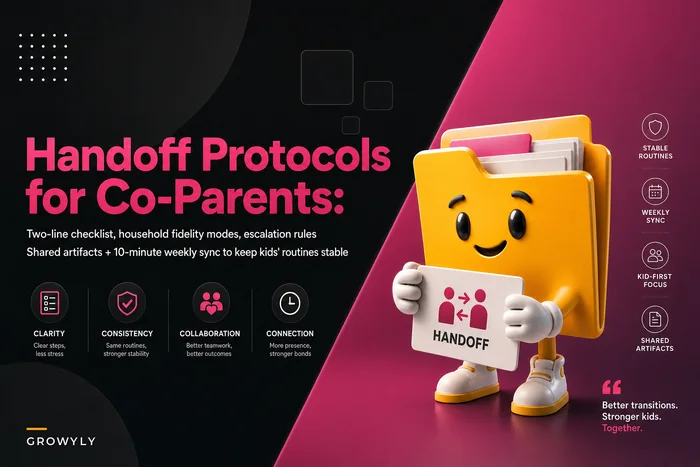 Co‑Parenting Handoff Routines That Keep Kids' Schedules Stable