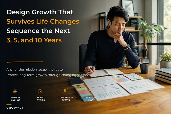 Design Multi-Year Personal Growth Trajectories That Survive Life Changes