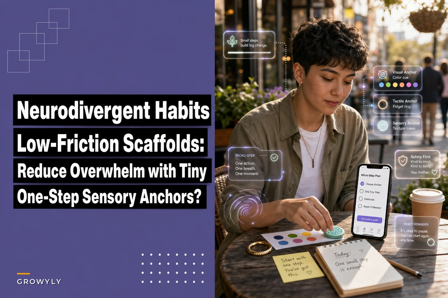 Habits for Neurodivergent Minds: Low-Friction Scaffolds That Reduce Overwhelm