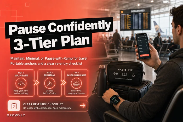 Pause Without Losing Momentum: A 3‑Tier Fidelity Plan for Habits During Travel and Vacations