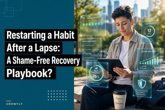 Restarting a Habit After a Lapse: A Shame‑Free Recovery Playbook