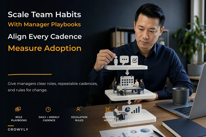 Scaling Habit Systems for Teams with Manager Playbooks
