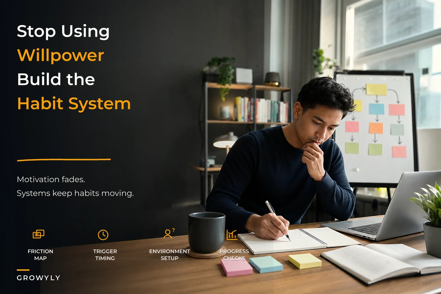 Stop Burning Willpower: A Systems Approach to Motivation That Keeps Habits Going