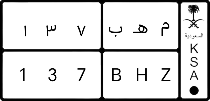 لوحة ب ثلاث ارقم