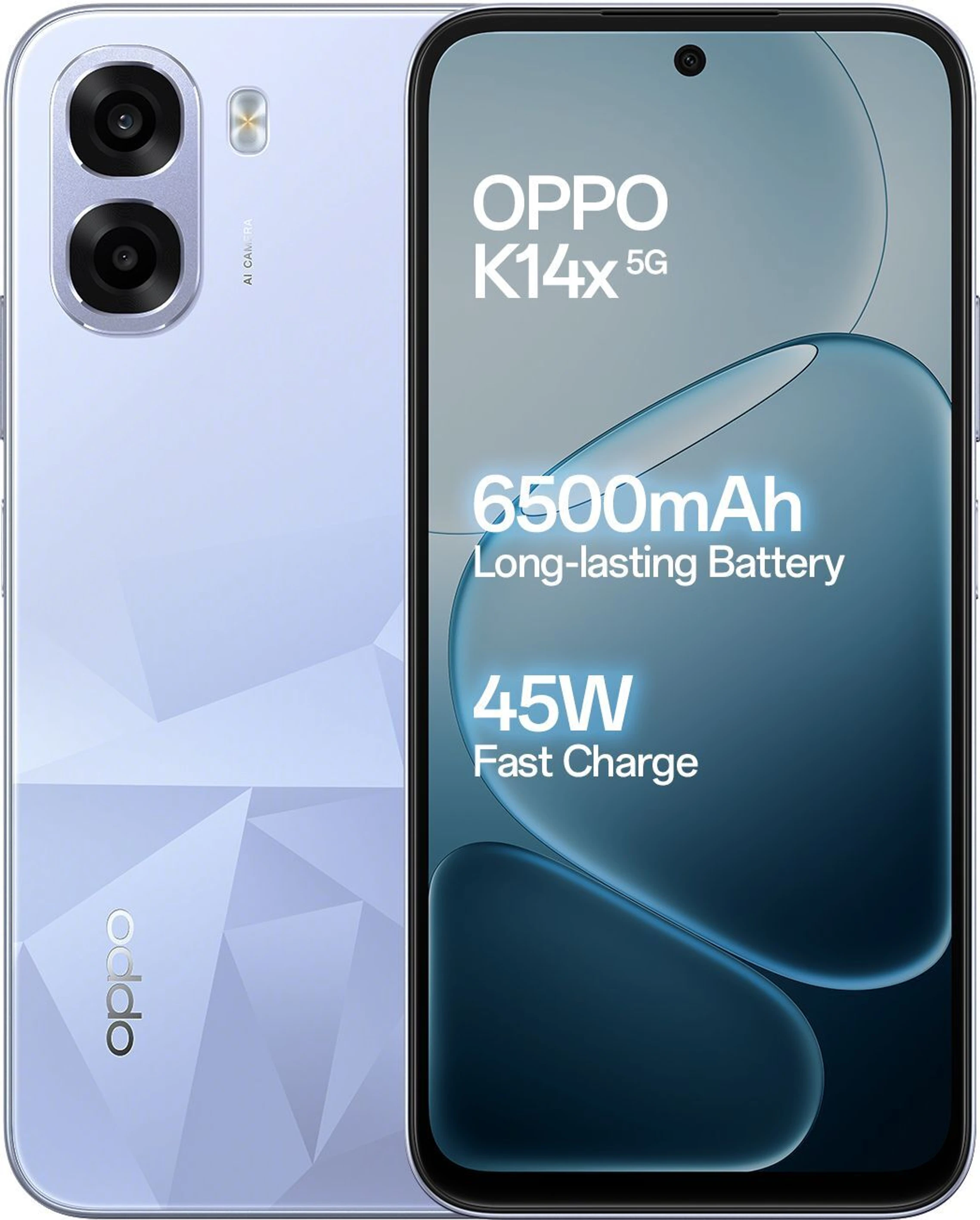 OPPO K14x 5G (Icy Blue, 64 GB) (4 GB RAM)
