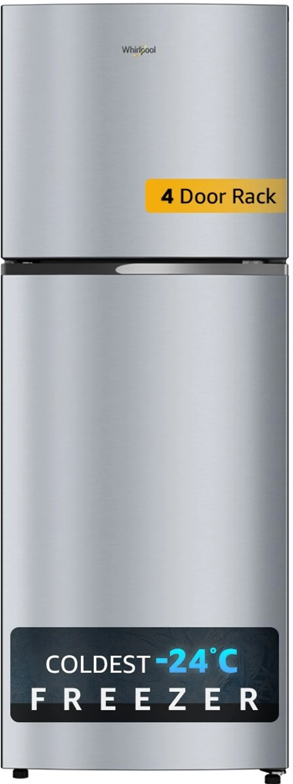 Whirlpool 235 L Frost Free Double Door 2 Star Refrigerator (Lunar Steel, NEO SP278 PRM LUNAR STEEL(2S)-Y)