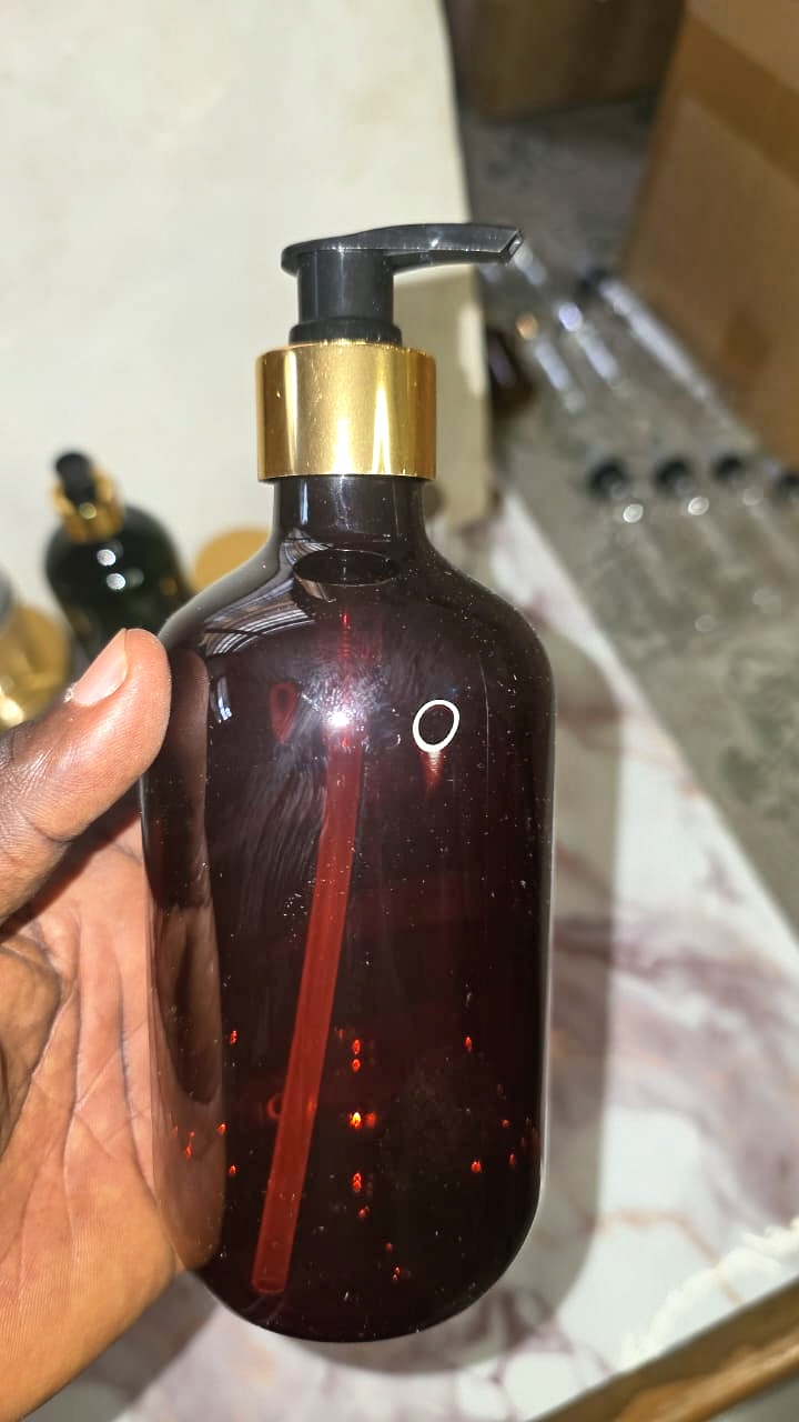 500ml pump pet bottle 