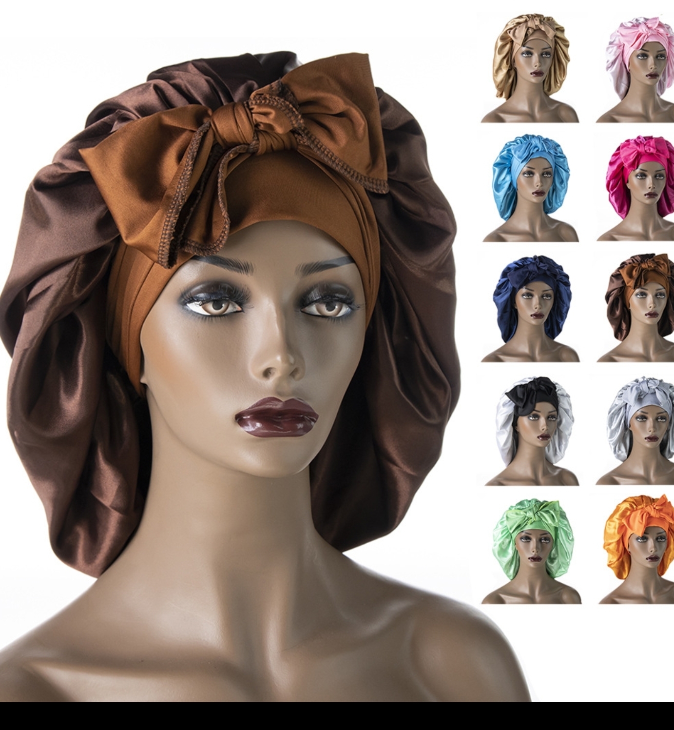 Hair bonnet double layer 