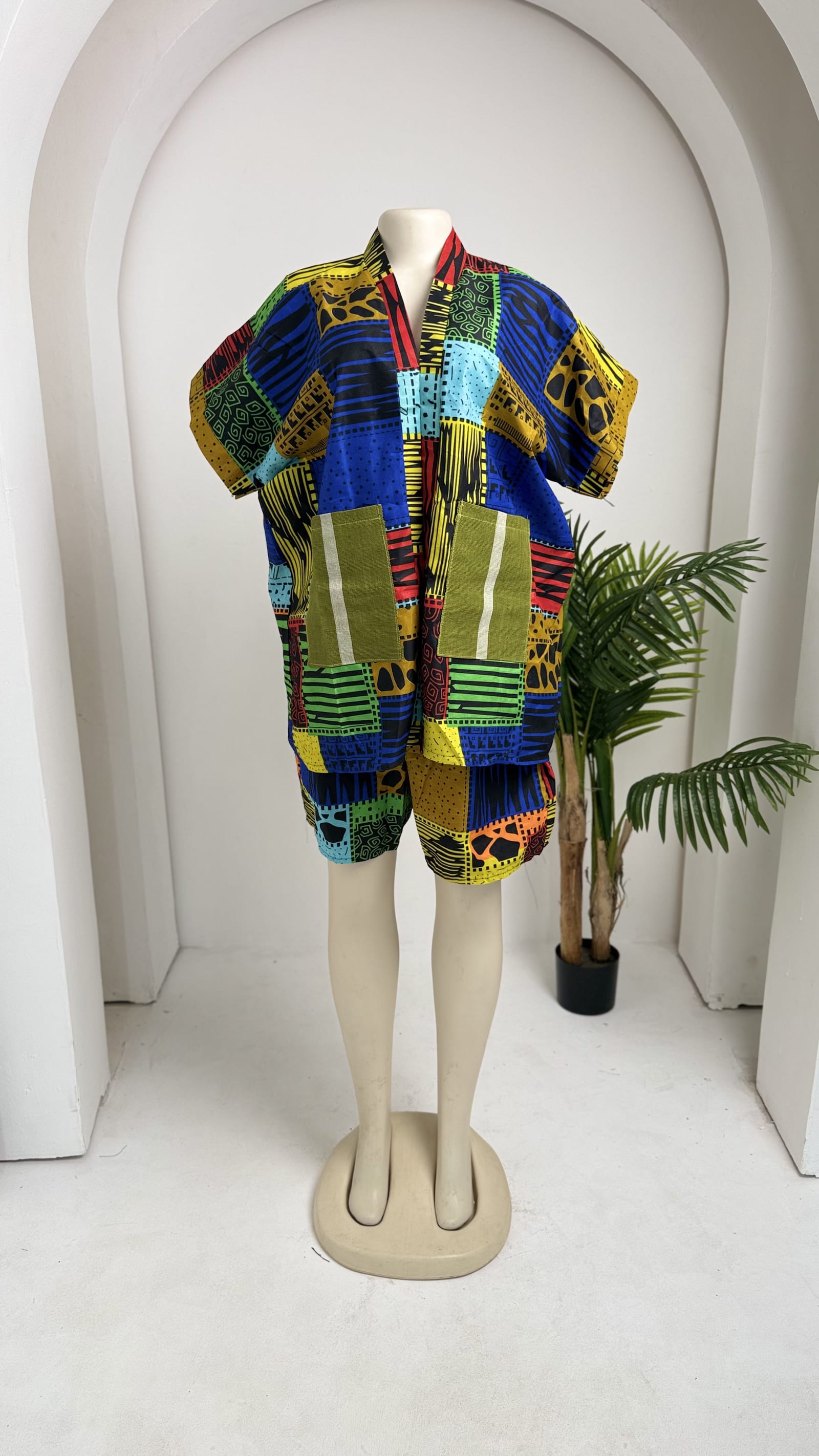 Multicolor Shorts Set