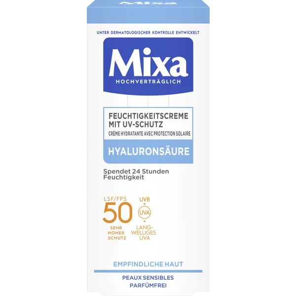 MIxa Moisturizing cream with UV protection SPF 50