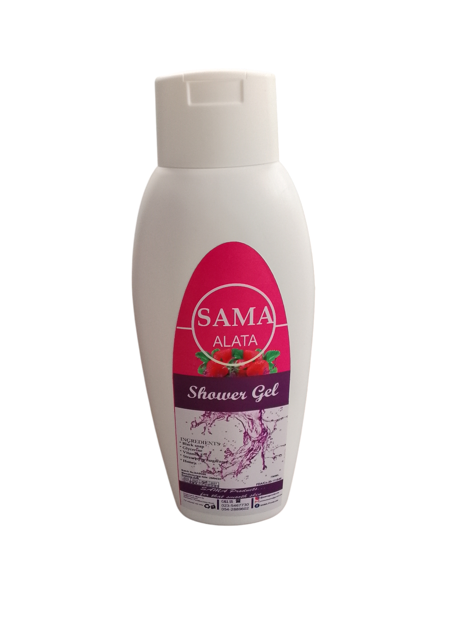 SAMA alata shower gel - strawberry fragrance 
