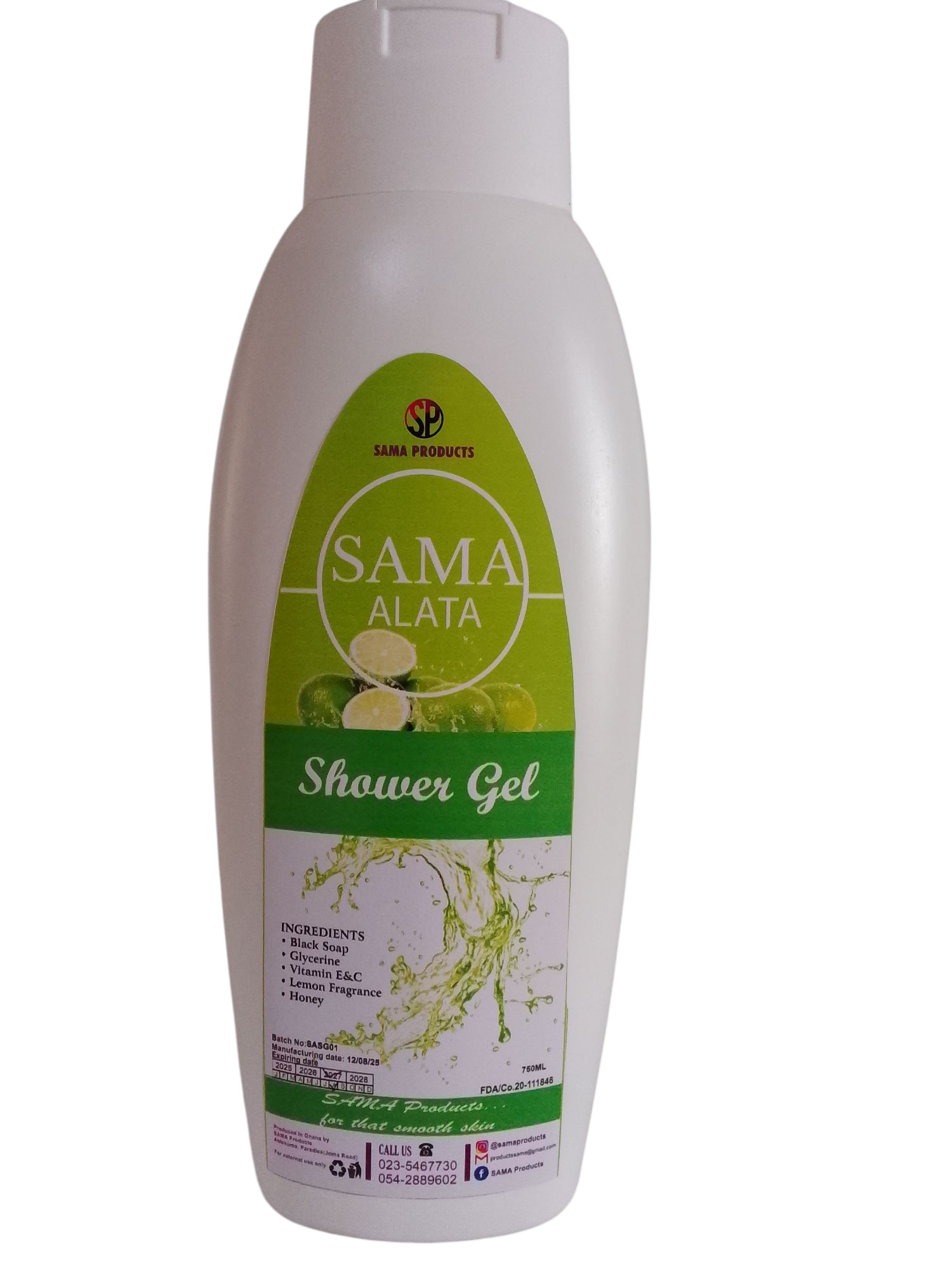 SAMA alata shower gel - lemon fragrance 