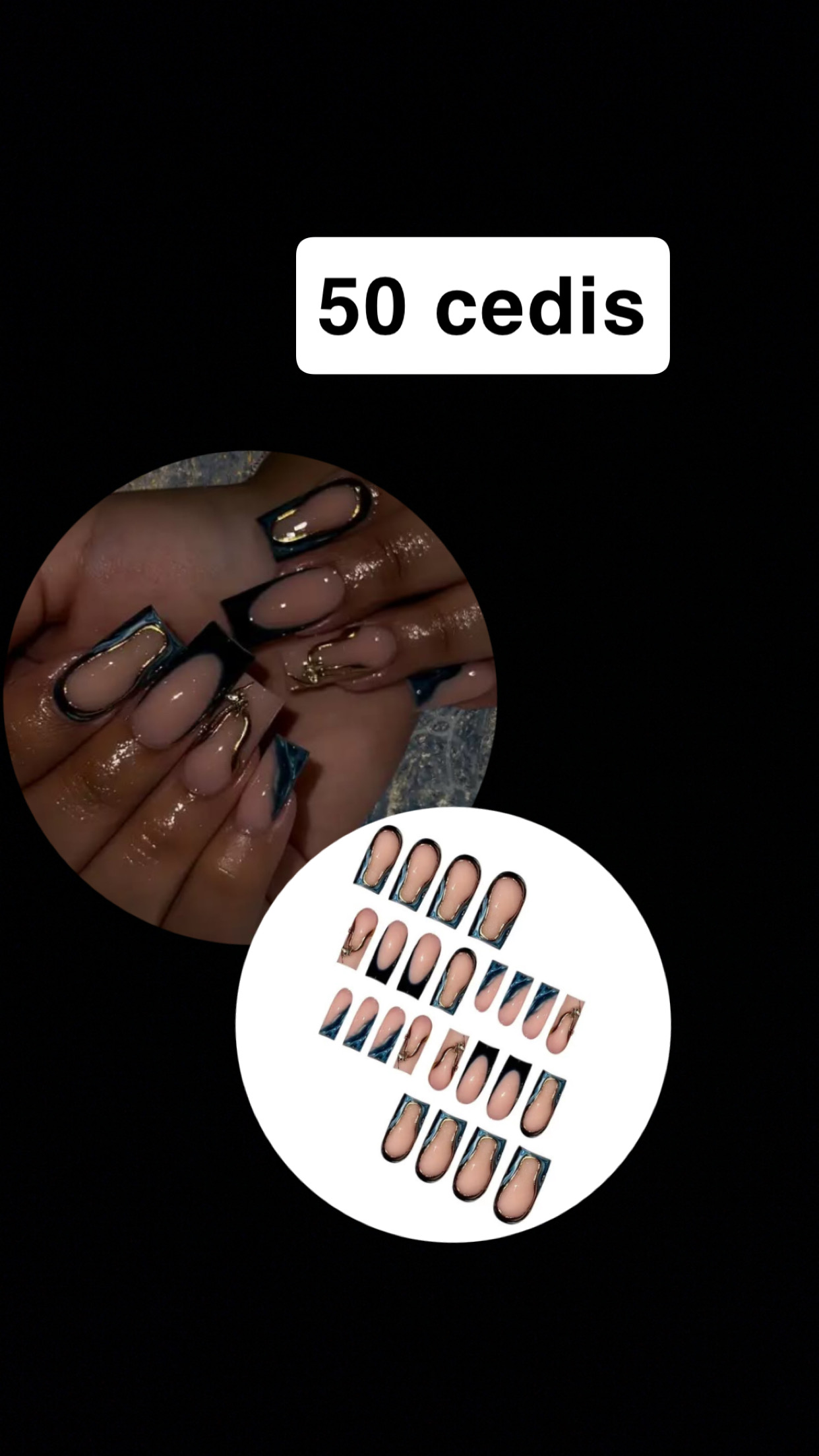 Medium length press on 