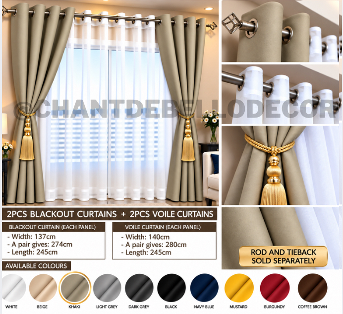     UPGRADE YOUR HOME WITH OUR STUNNING CURTAINS & VOILE 