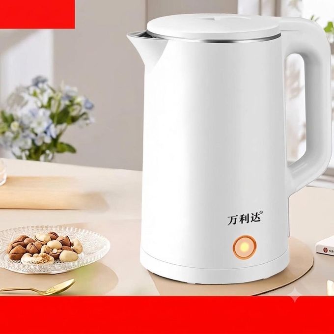 2.3L Electric Kettle - Stainless Steel Auto Shut-Off Fast Boiling Water Heater 1500W-white